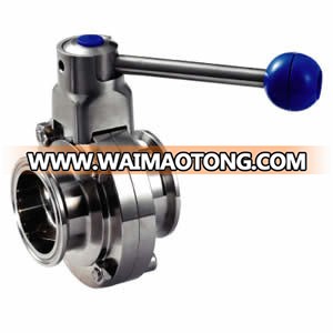 Sanitary Butterfly Valve Stainless Steel Butterfly Valve Butterfly Valve Factory