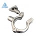 Sanitary 304 316L Stainless Steel pipe clamp for fixed