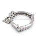 SS304 stainless steel pipe fitting sanitary 3pcs ferrule clamp manufacturer